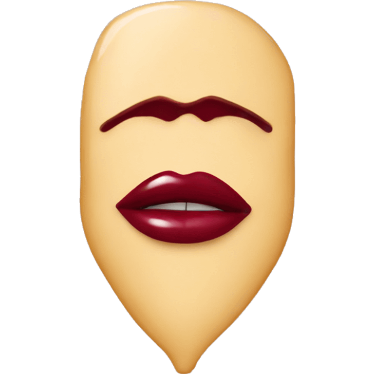 vintage lipstick  emoji