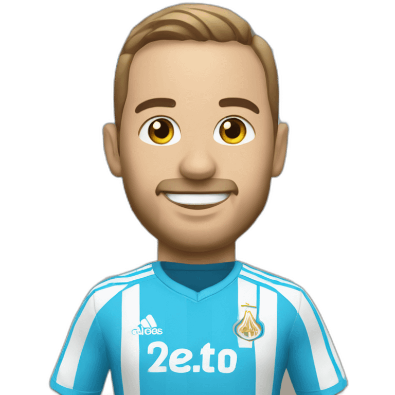 Olympique de Marseille supporter emoji