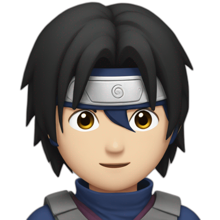 sasuke as a typical french emoji