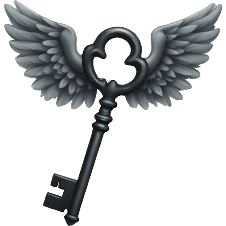 winged key emoji