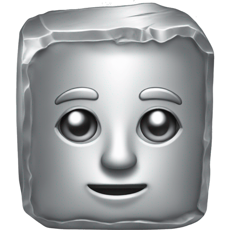 Silver bullion emoji