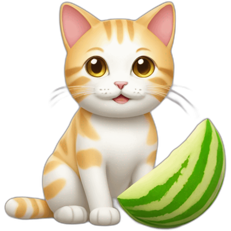 melon cat emoji