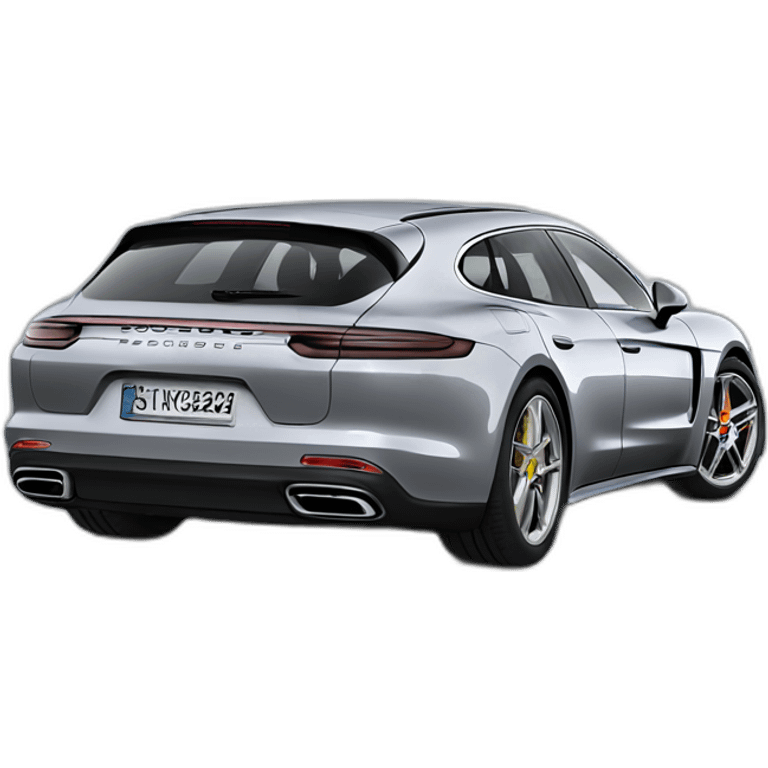 Porsche Panamera 4 sport Turismo back emoji