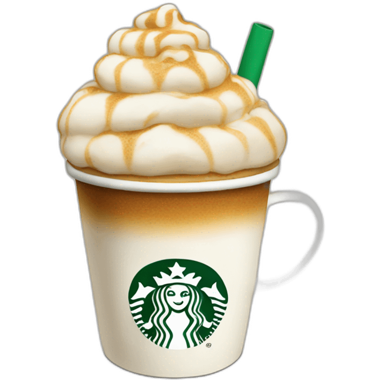 Starbucks-latte emoji