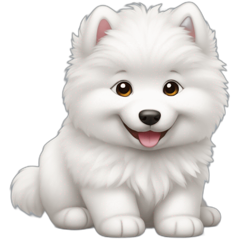 happy-samoyed-puppy emoji