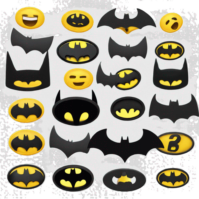 batman logo emoji