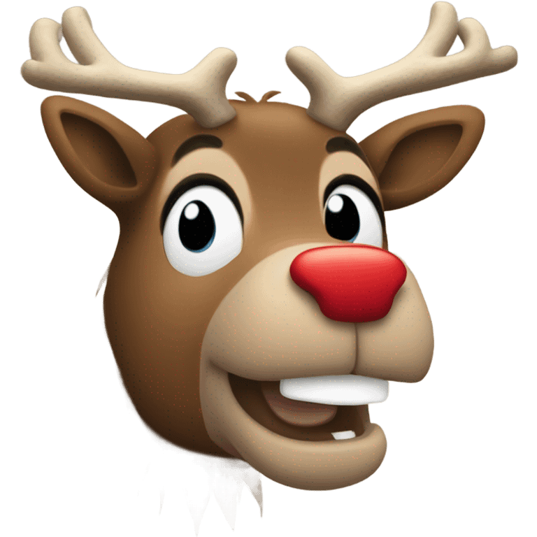 Red Nosed Reindeer emoji