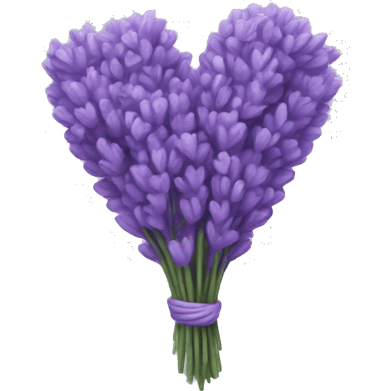 Lavender heart emoji