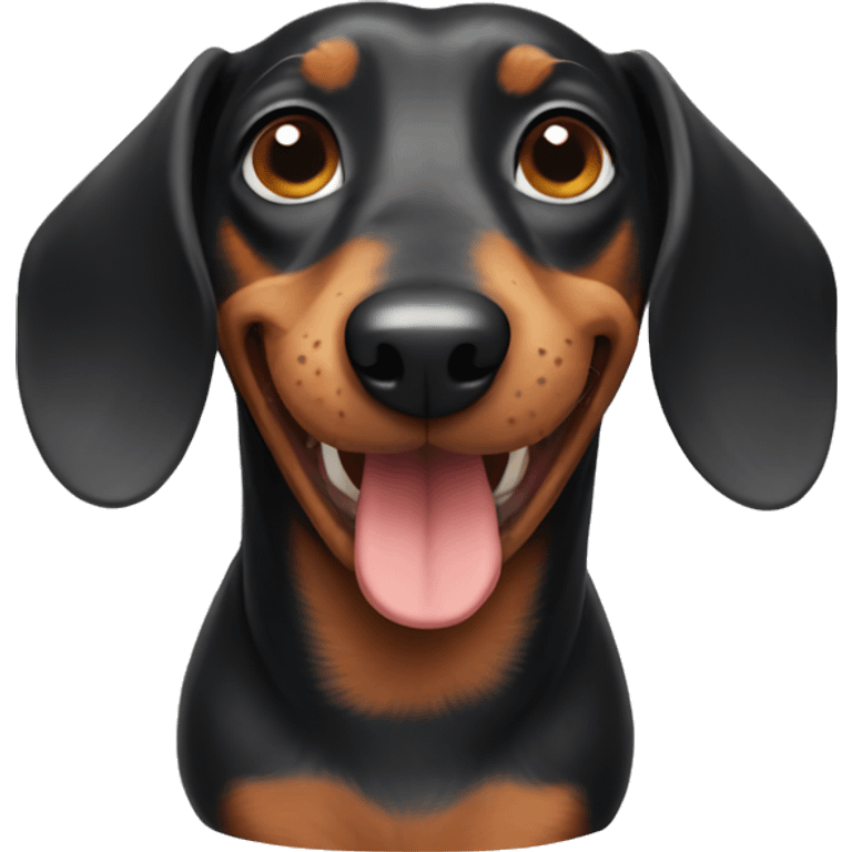 Smiling Dachshund emoji