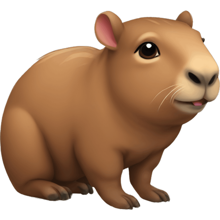 Cute capibara  emoji