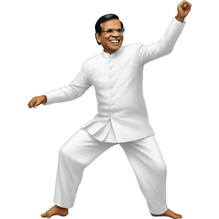 maithripala sirisena dancing emoji