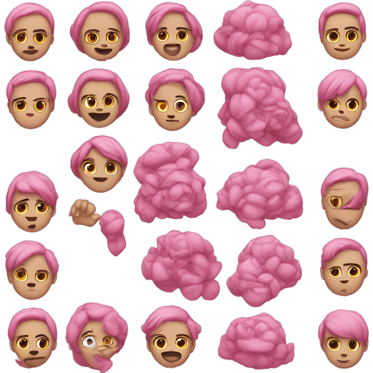 Haz un emoji rosa emoji