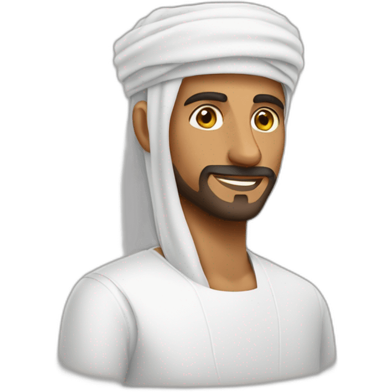 Man wearing omani dishdash emoji