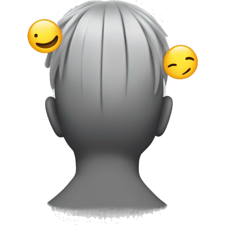 Scalp massager on a guy that like how it feels emoji