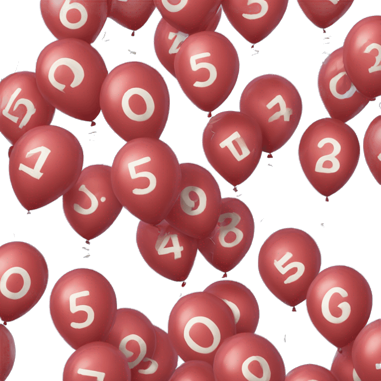 balloon-shaped-like-number-5 emoji