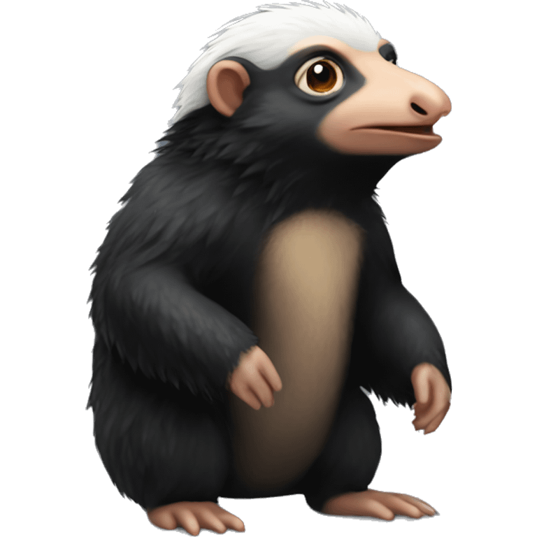 niffler with a coin and without ears emoji