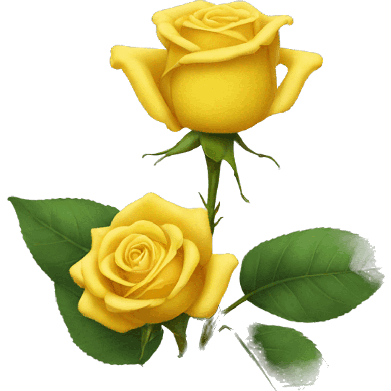 yellow rose emoji