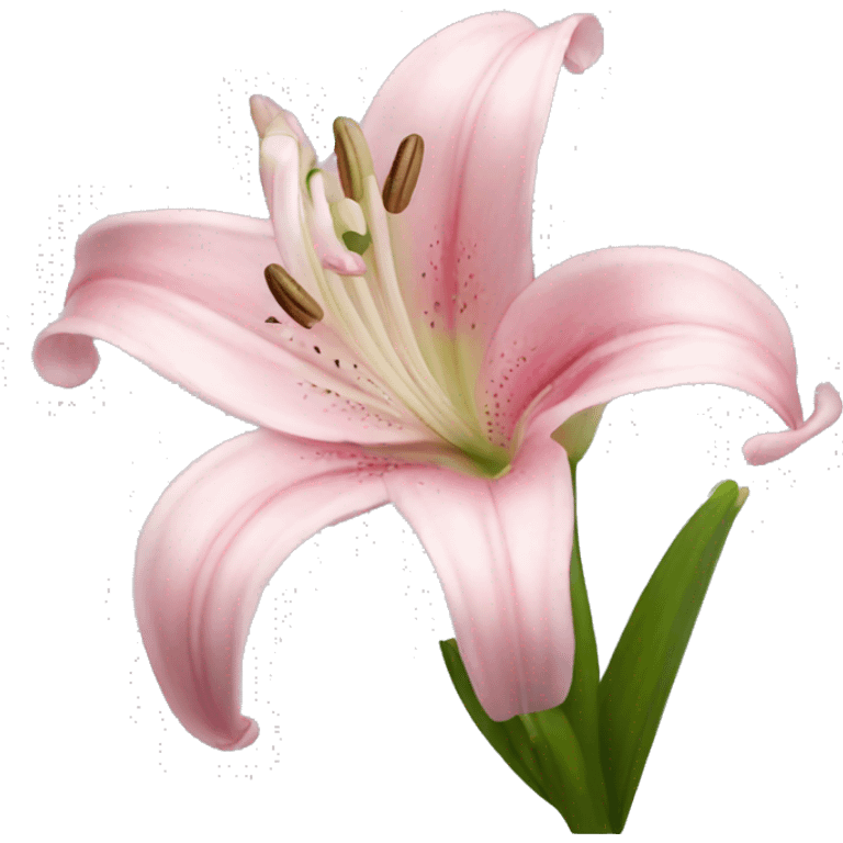 light pink lilium emoji