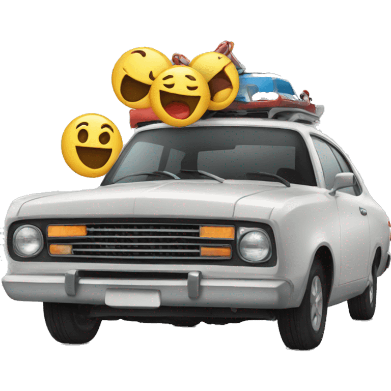 Car Movie night  emoji