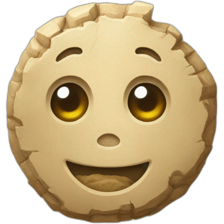 fossile dans la pierre emoji