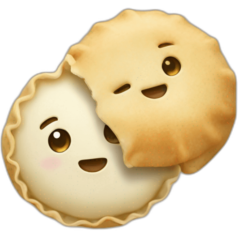 Face dumpling hugs cracker emoji