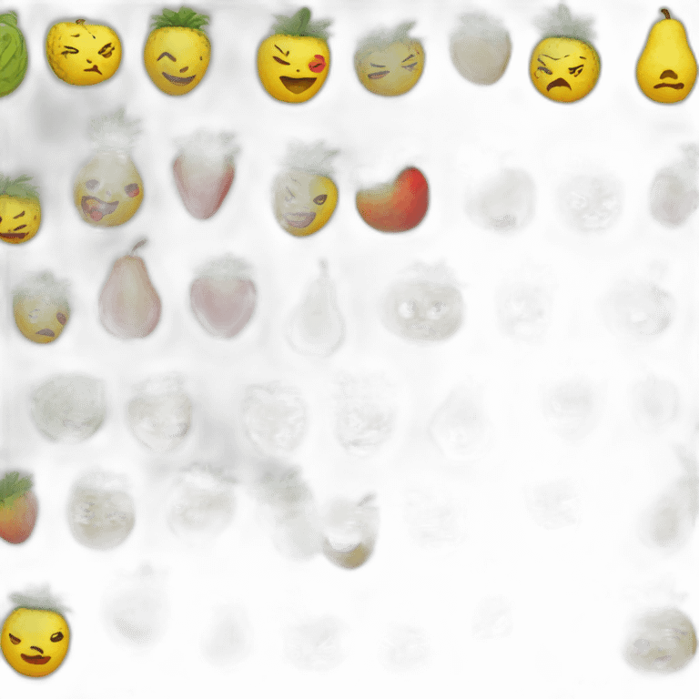 punk rock fruit face emoji