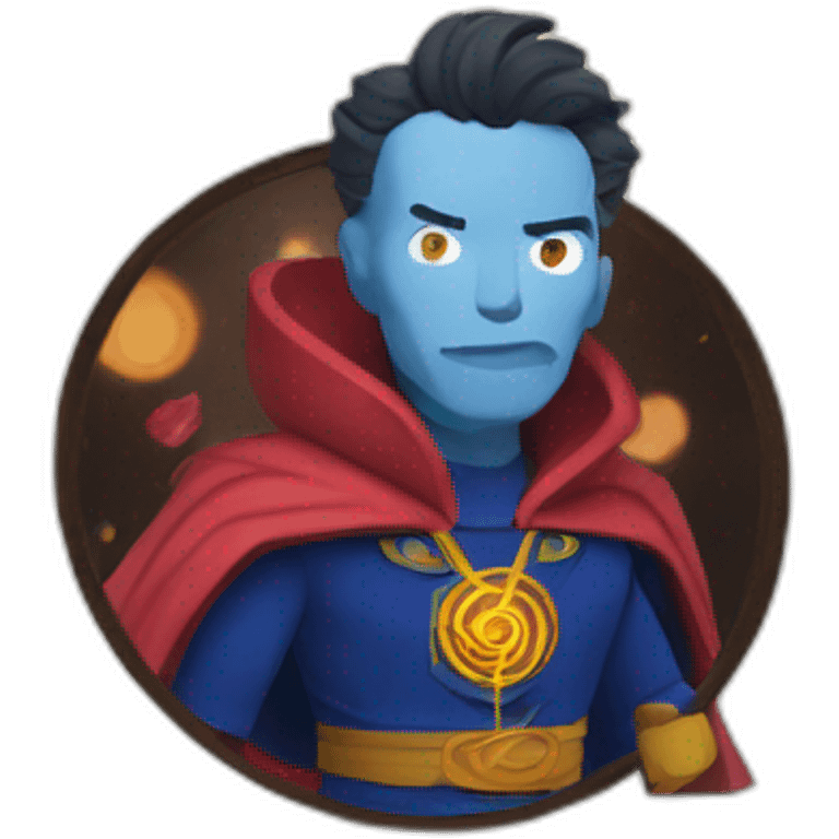 Dr Strange wears a Sweatshirt with the word Sude on it emoji