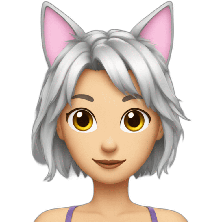 sexy cat ears emoji