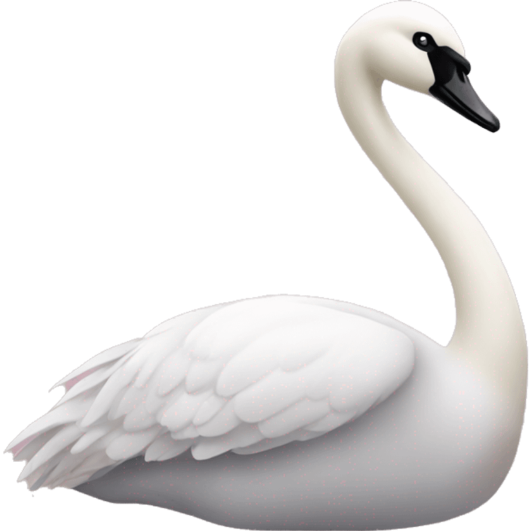 Cisne rosa emoji