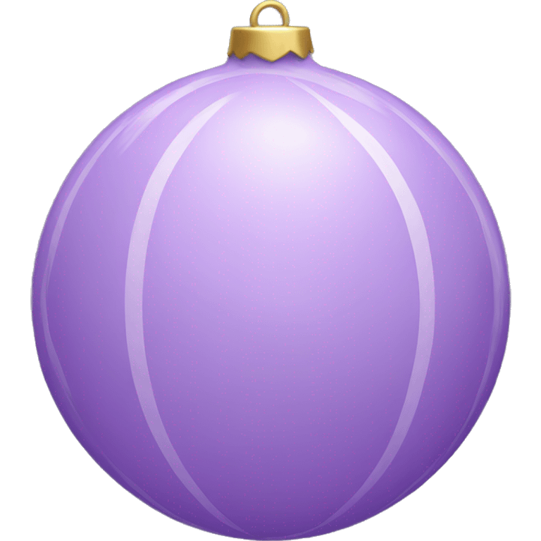 Light purple ornament emoji