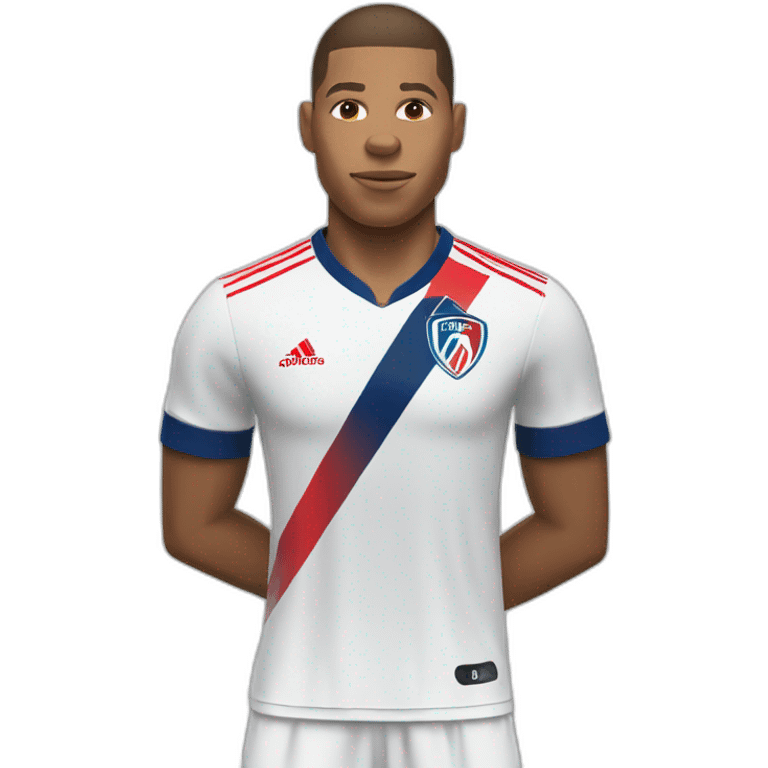 mbappé-playing-football emoji