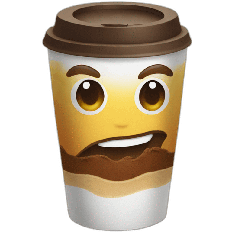 Coffee at the beach emoji