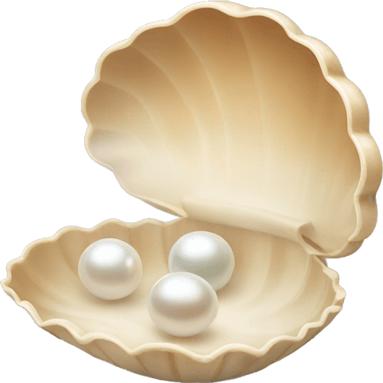 Clamshell with a pearl inside emoji