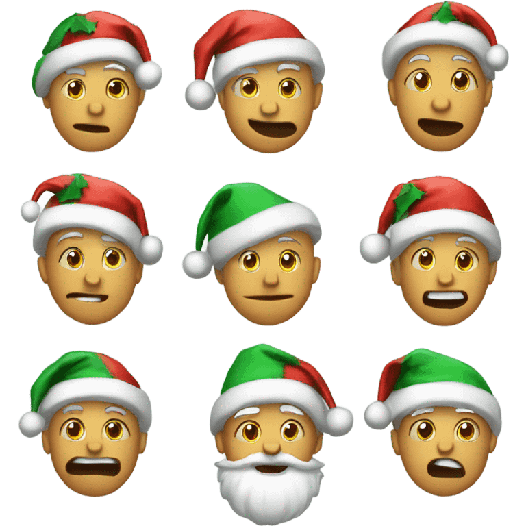 Christmas funny emoji