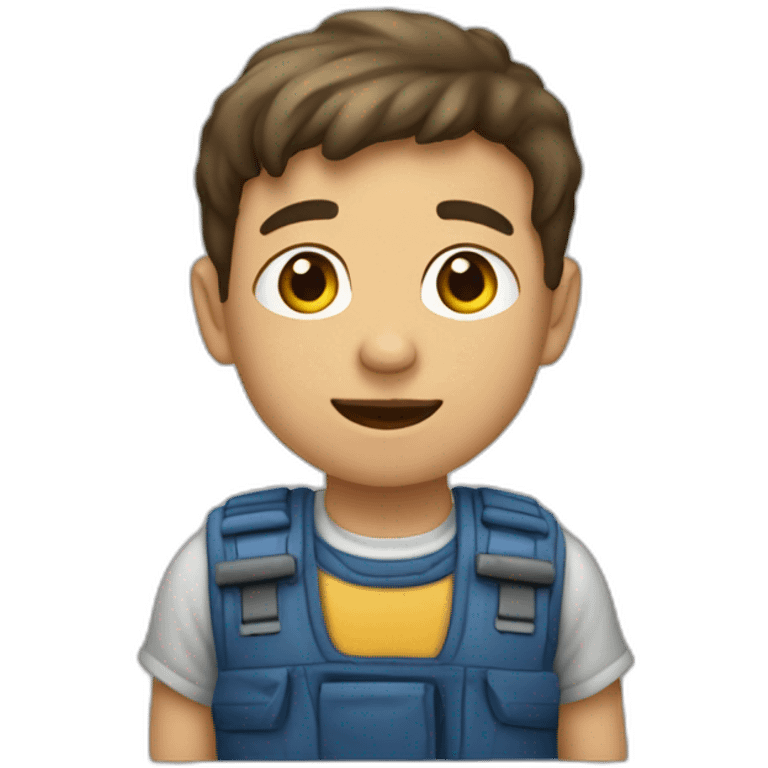 niño repartidor de periódicos emoji