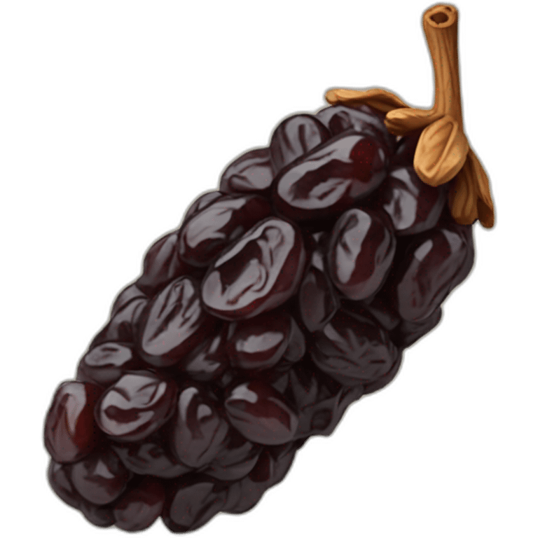 dried raisin emoji