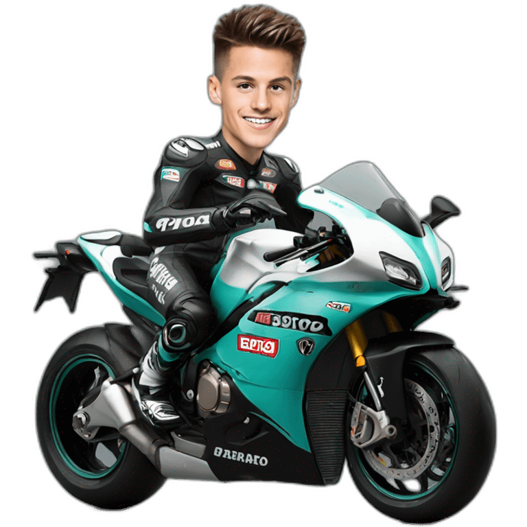 Quartararo sur une moto emoji