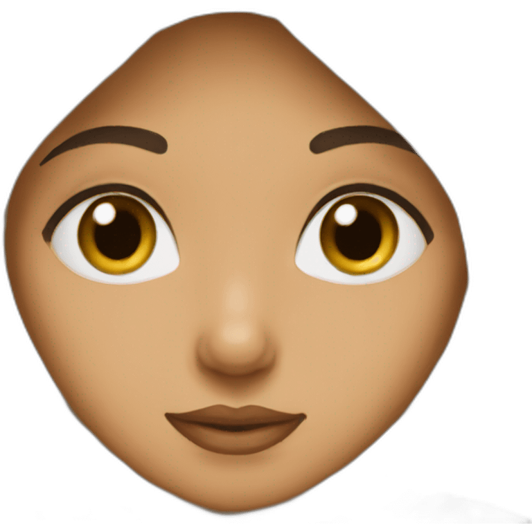 Lightskin with a hijab emoji