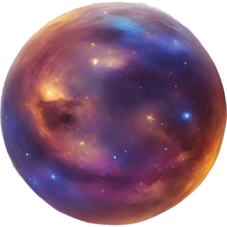 very colorful Galaxy emoji