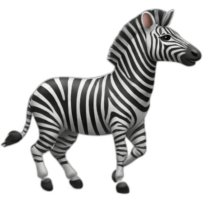 Dancing zebra emoji