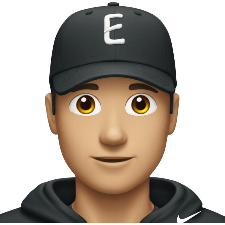 nike black cap emoji