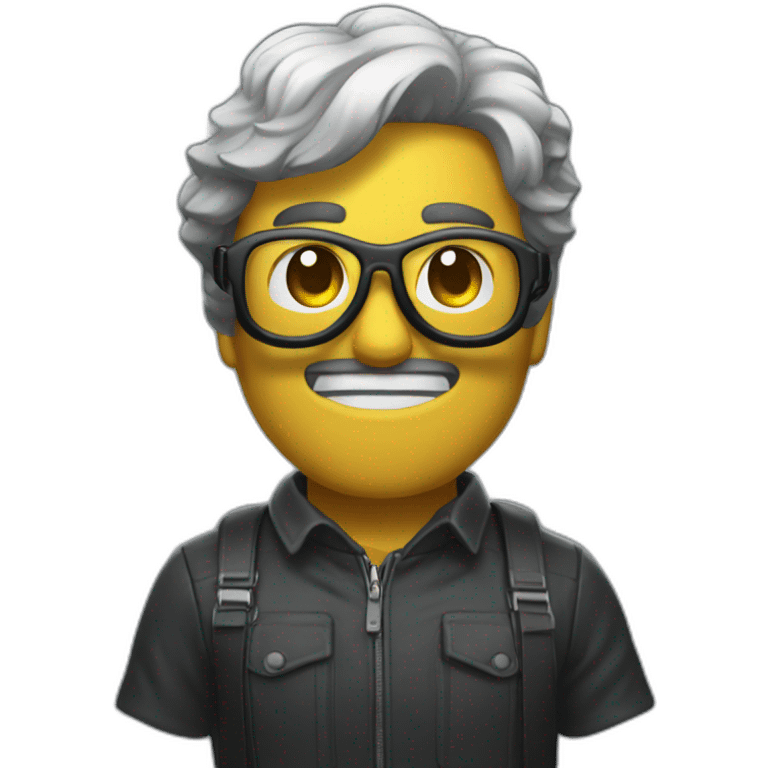 Persona con gafas de vr emoji