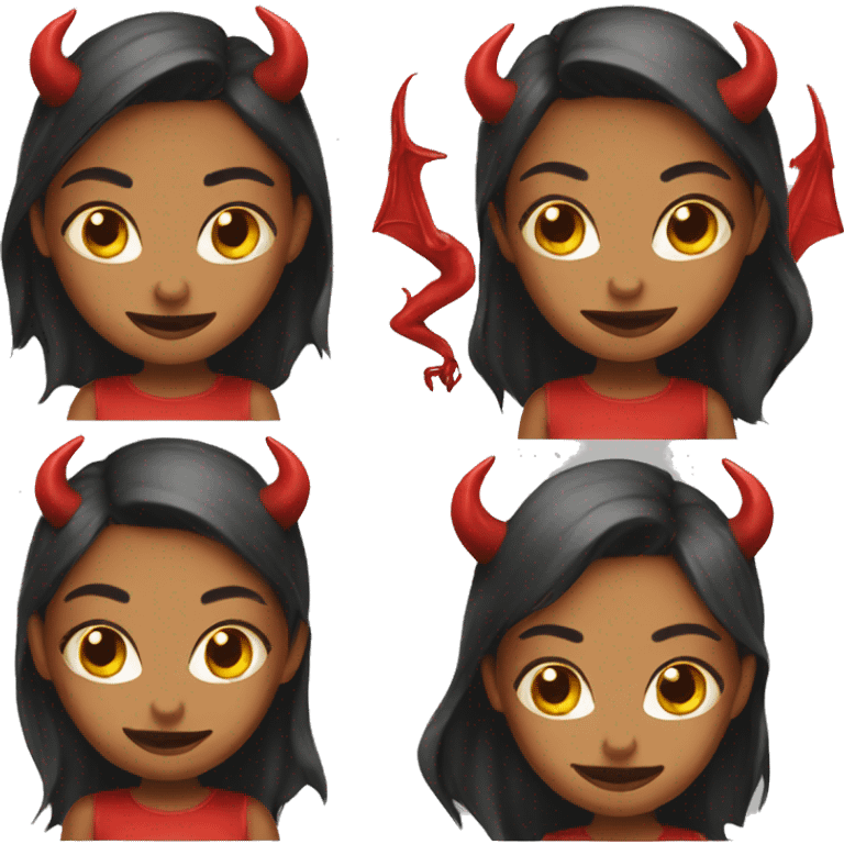 Girl devil emoji