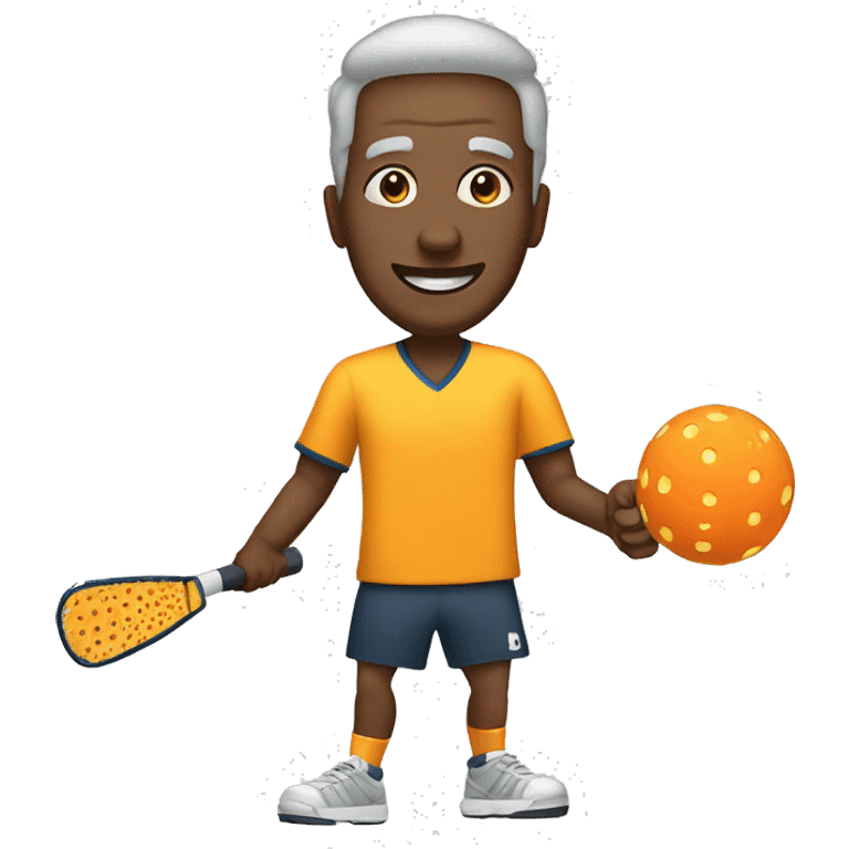 Man playing pickleball emoji