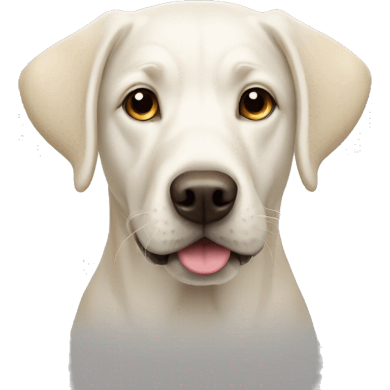 White Labrador  emoji