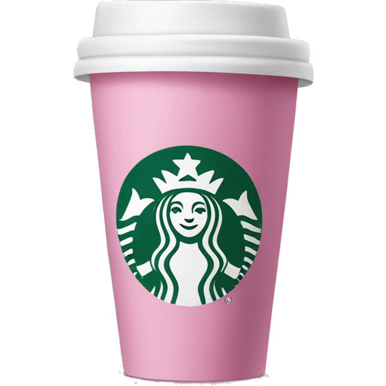 starbucks coffee cup pink logo emoji