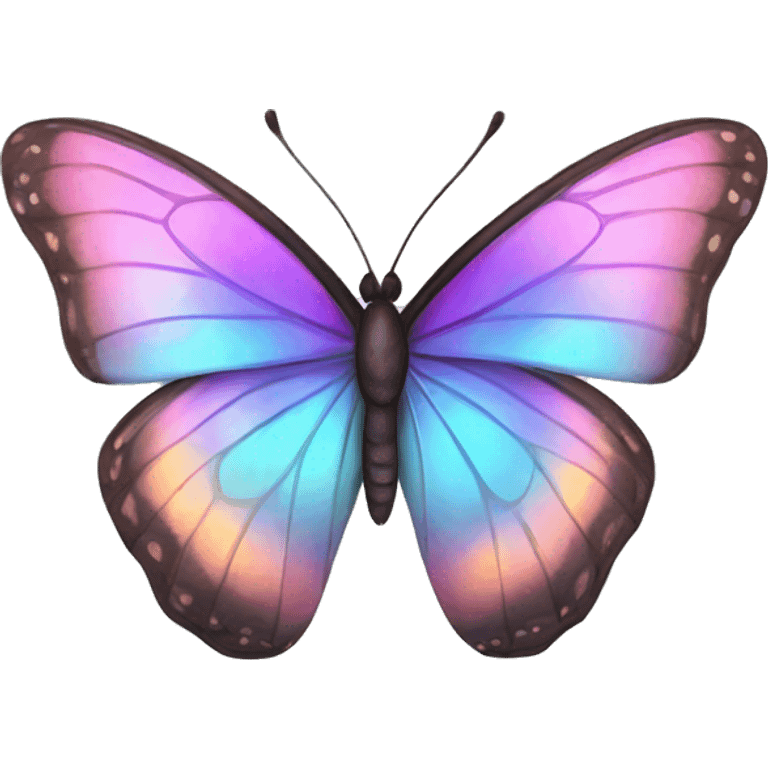 Iridescent butterfly emoji