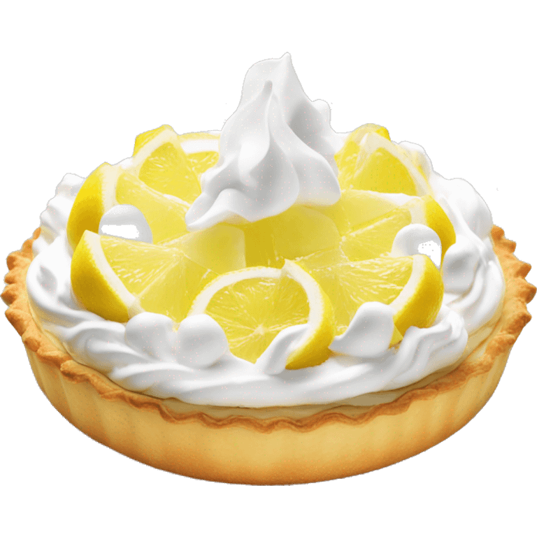 Tarte citron meringuée  emoji