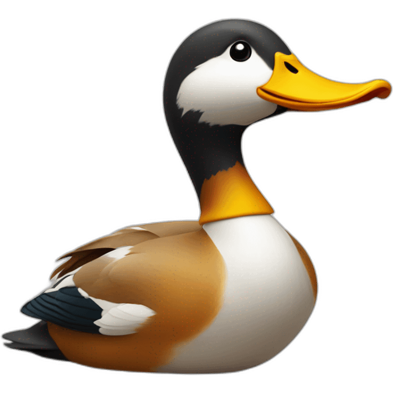 Canard avec des ailles emoji