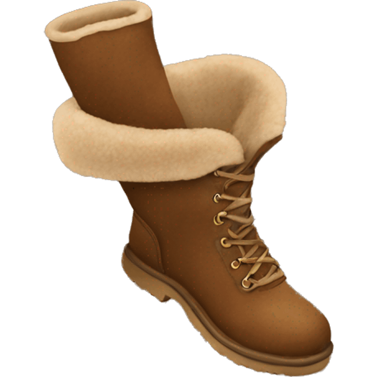 Brown uggs emoji